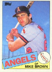 1985 Topps Baseball Cards      258     Mike C. Brown